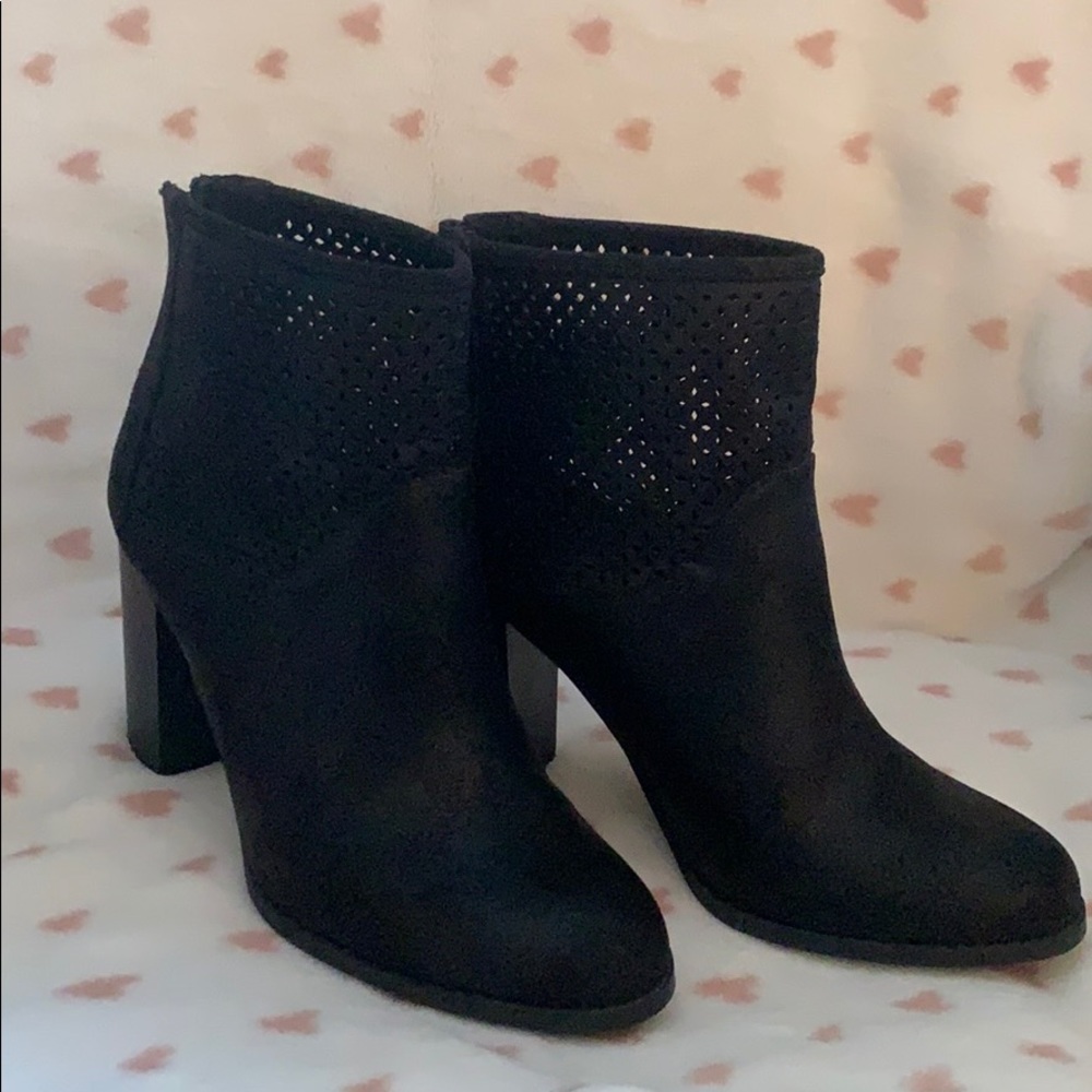 Black Booties sz 10